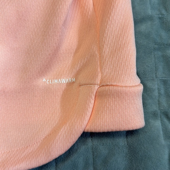 Adidas Hooded Sweatshirt, Hoodie, Pink, Blue, Pullover, Logo, Size L - Picture 6 of 10